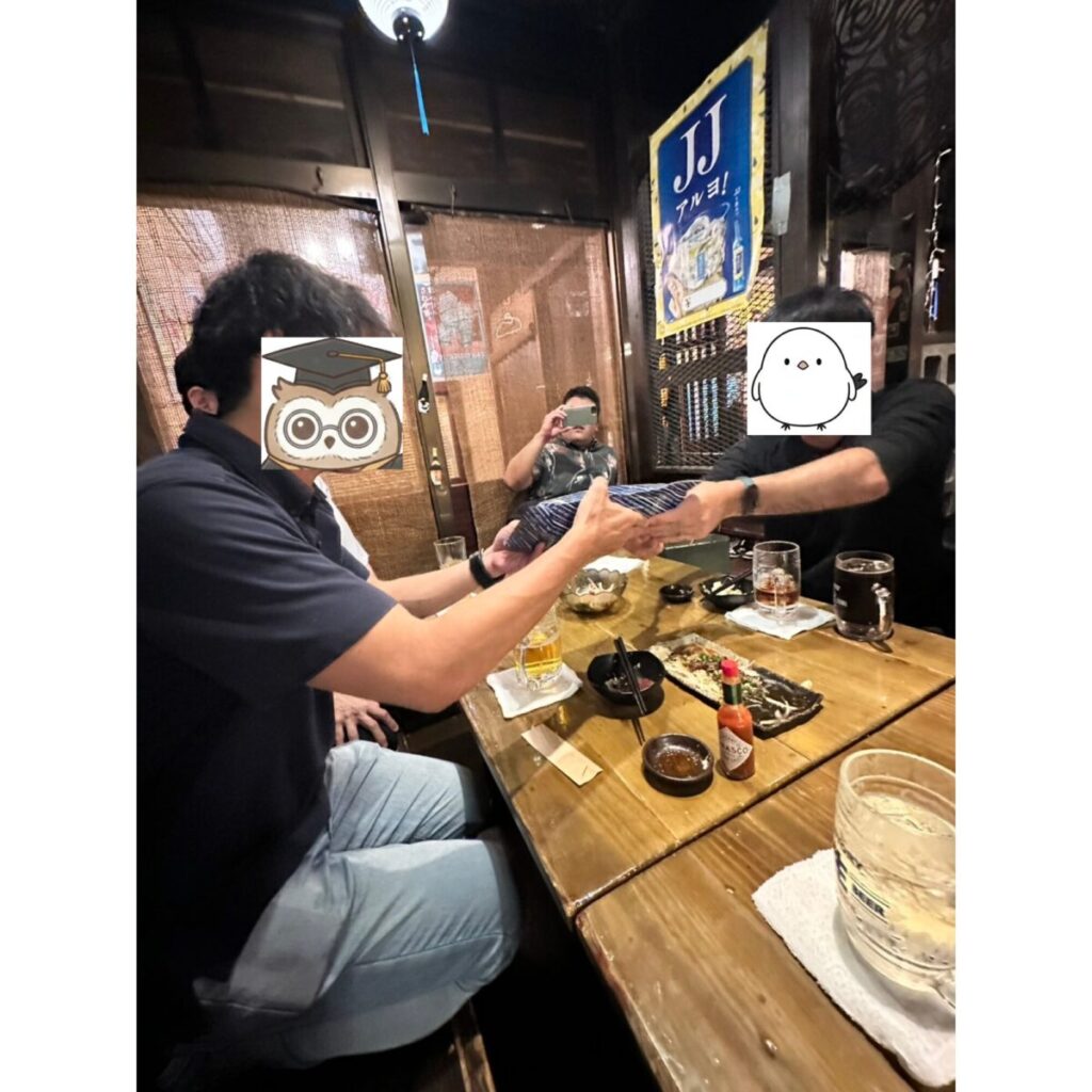 プレゼント贈呈　画像