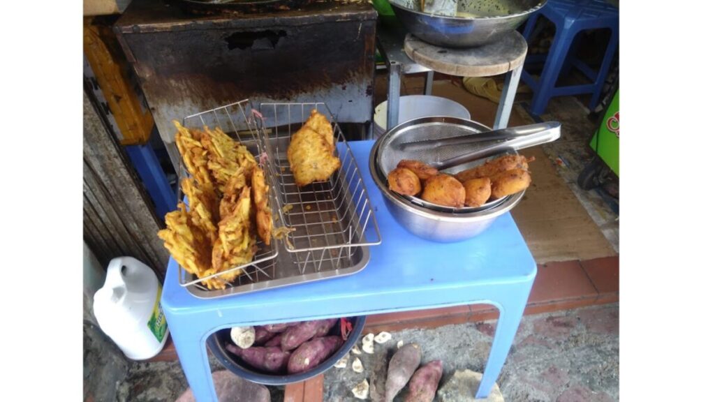 屋台の揚げ物
