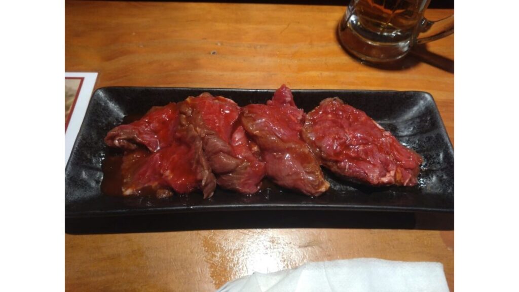 塾生厚切り牛ハラミ