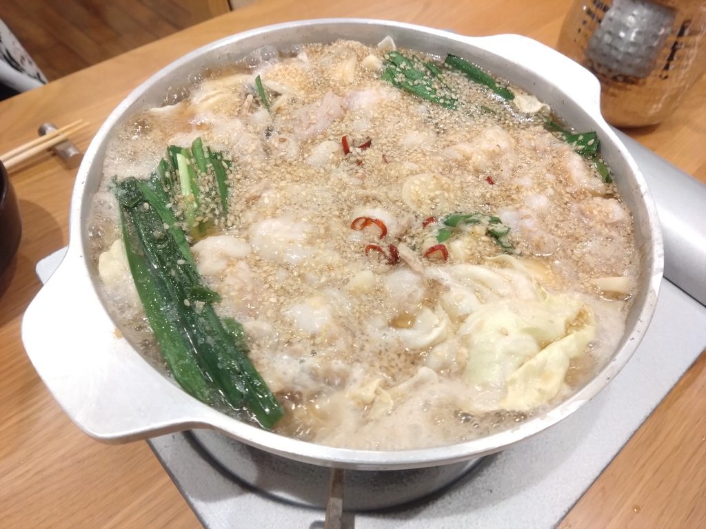 もつ鍋 調理後